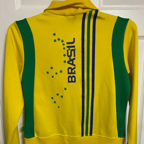 FIFA World Cup Germany 2006 Brazil Warm up Jacket EUC Sz Medium - Picture 4 of 5